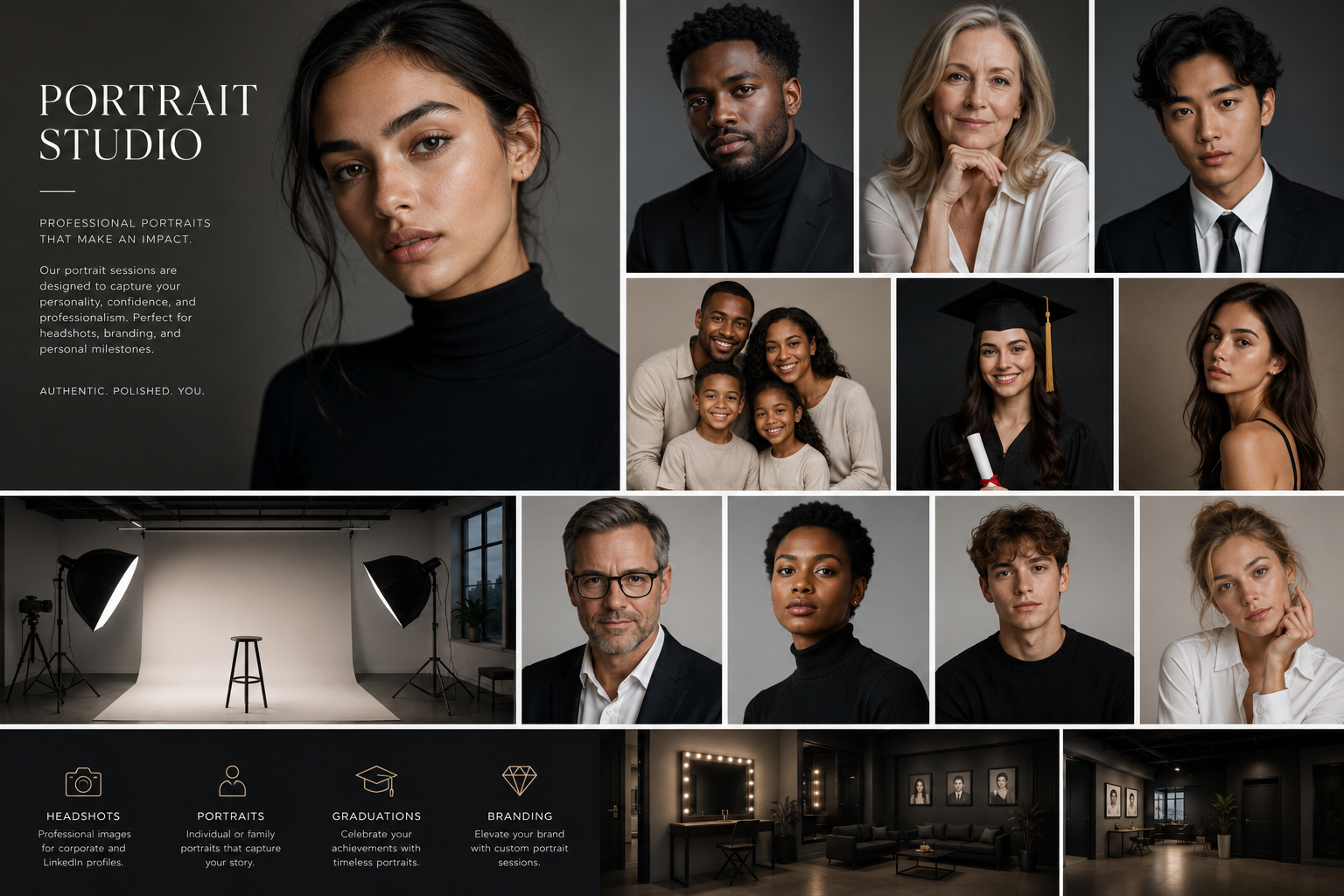 Portrait Studio interior