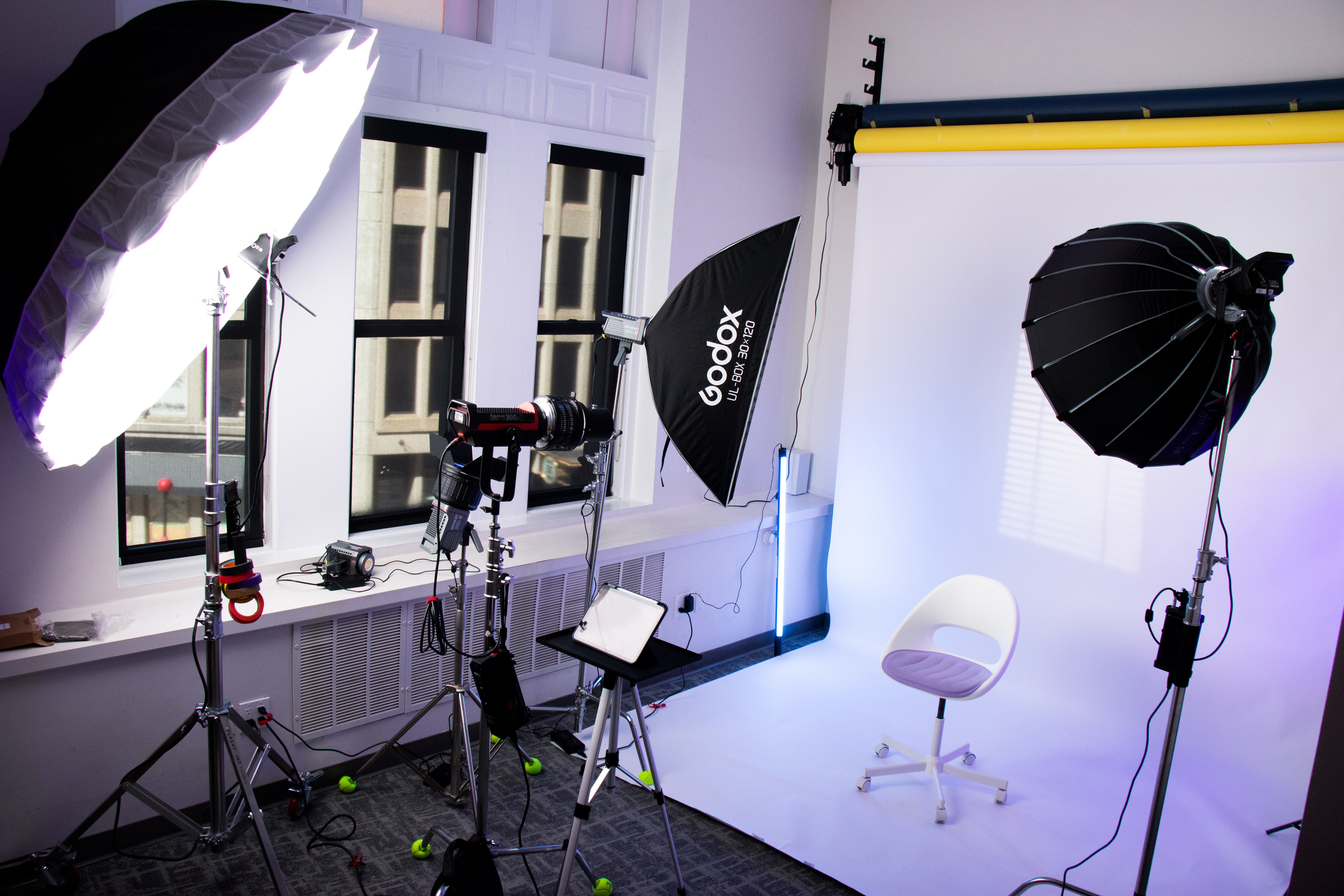 Photography studio interior